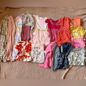 Carter's 6 month baby girl 21 piece lot